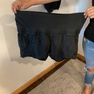 Black Maternity Shorts